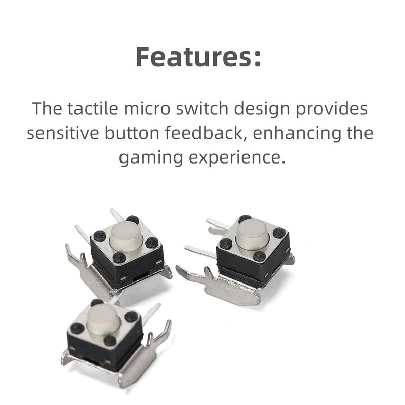 Ruimou 10Pcs (LB/RB) Shoulder Button Bumper Switch Compatible With XBox One Series X S Compatible With XBox360 Compatible With Elite Series 1 and 2 Controller LB/RB - Image 2